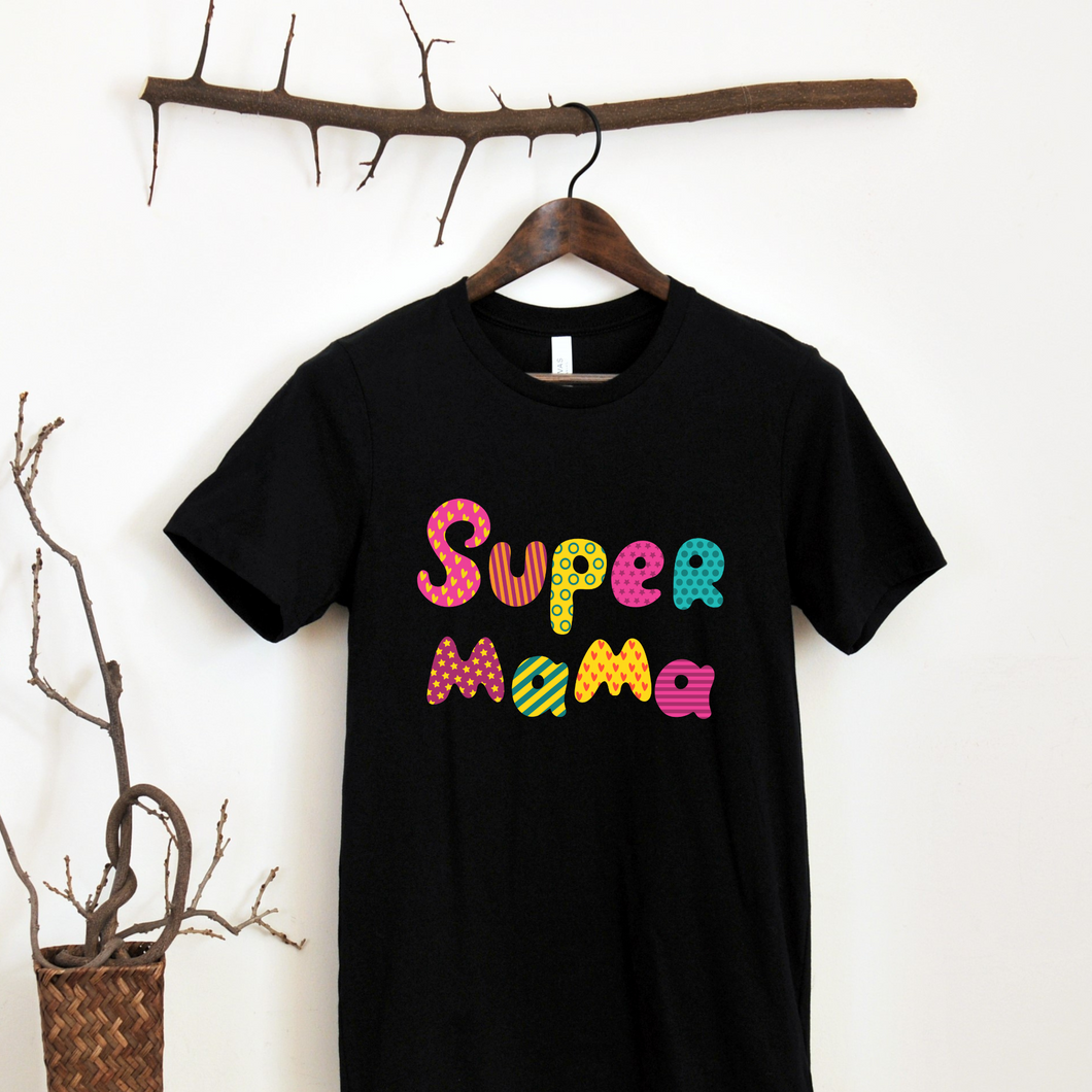 Marškinėliai Super Mama, S-3XL